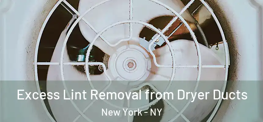Excess Lint Removal from Dryer Ducts New York - NY
